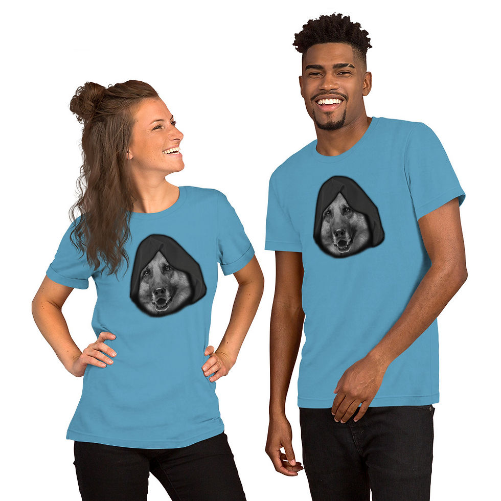 Thumbnail: TW067 - DOG IN STYLE UNISEX T-SHIRT PRINTFUL TEMPLATE FILE