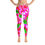 Thumbnail: L470 - FLORAL COLORFUL LEGGINGS READY DESIGN PRINTFUL TEMPLATE FILE
