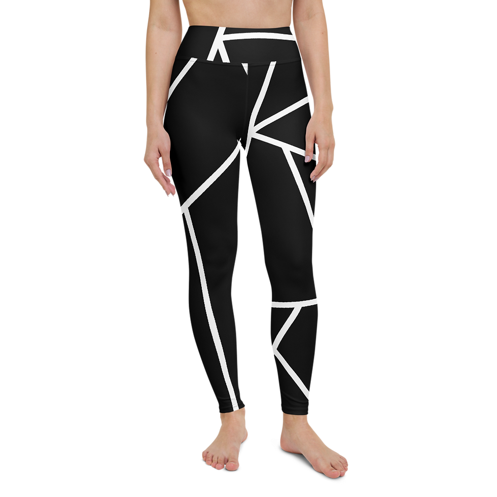 Thumbnail: Y059 - CROSS LINES PRINT ALL OVER YOGA LEGGINGS PRINTFUL TEMPLATE FILE
