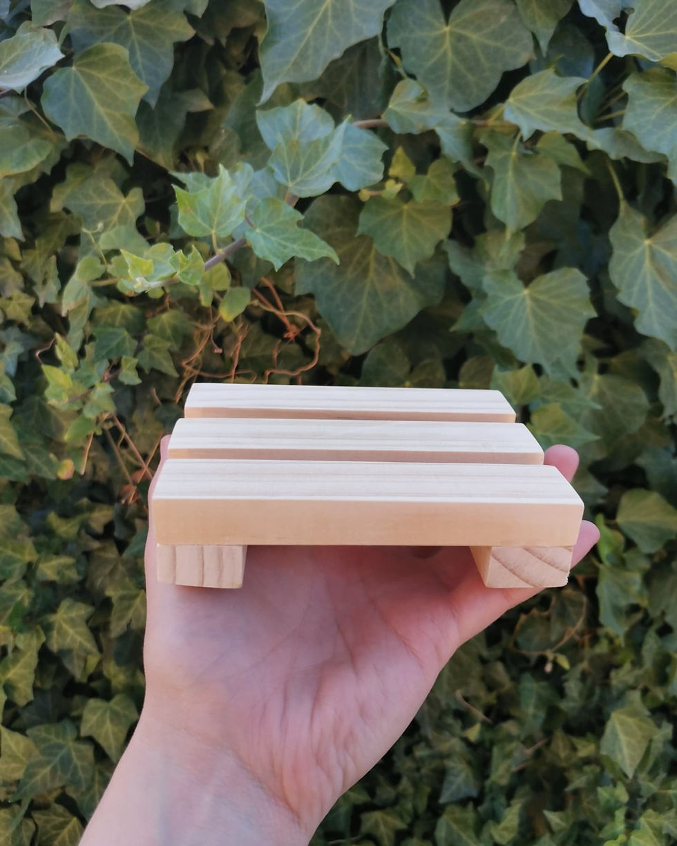 Miniatura: Jabonera de madera 