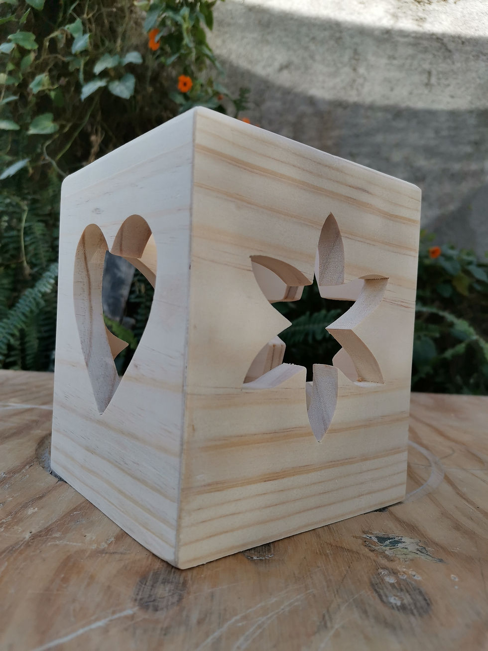 Miniatura: Cubo calado mix o flor, corazón, estrella o mariposa 12*15 CM 