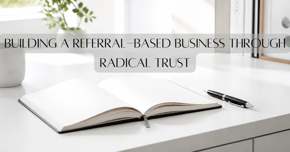 Building a Referral-Based Business Through Radical Trust cover