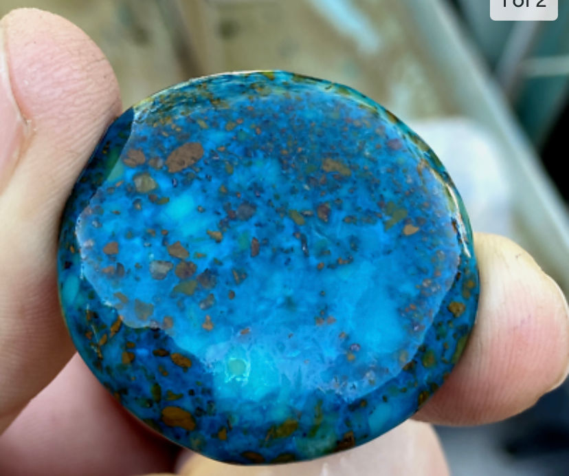 Thumbnail: CRYSTAL EILAT Turquoise Rough - 1/4 Pound Lots