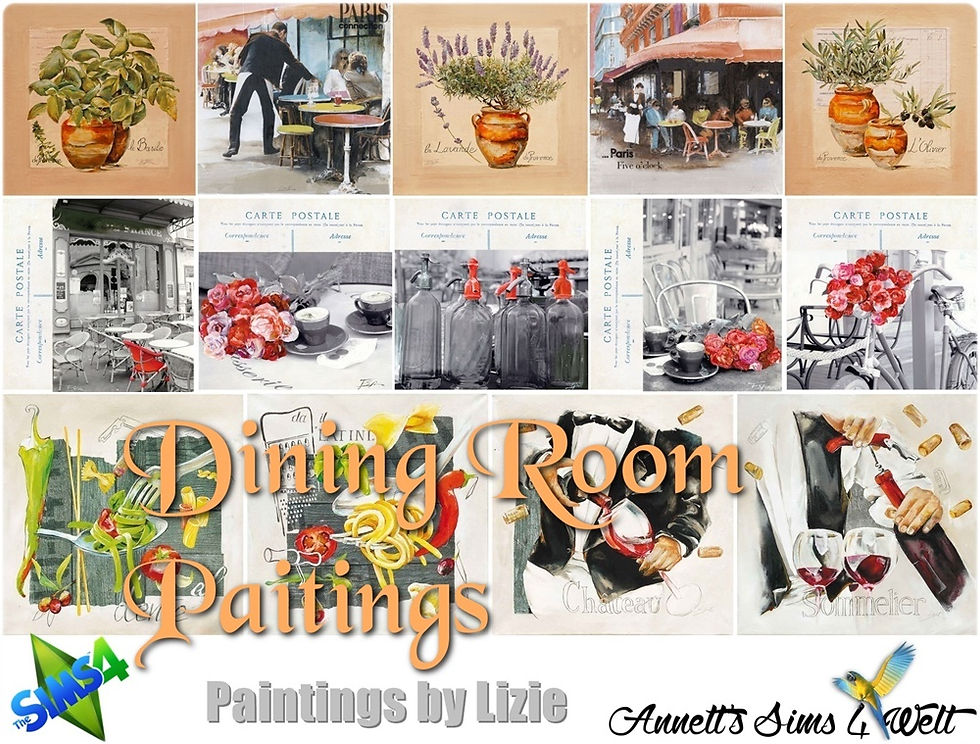 Dining Room Paintings - Lizie