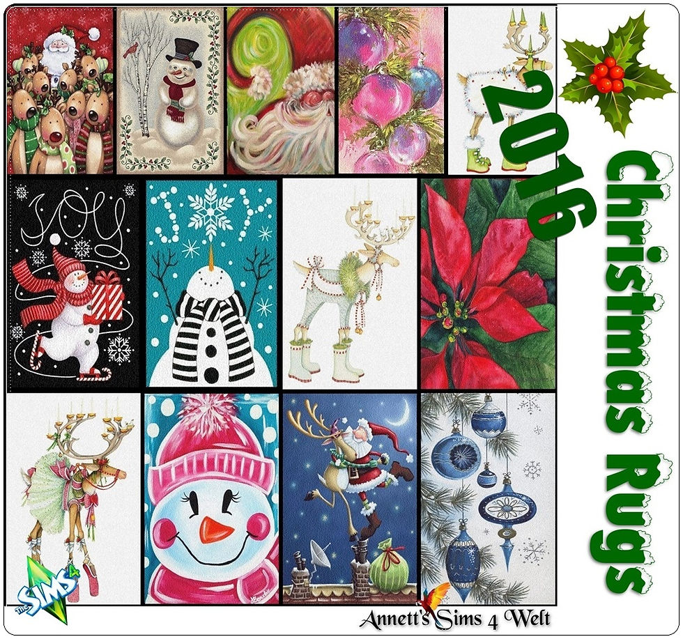 Christmas Rugs 2016