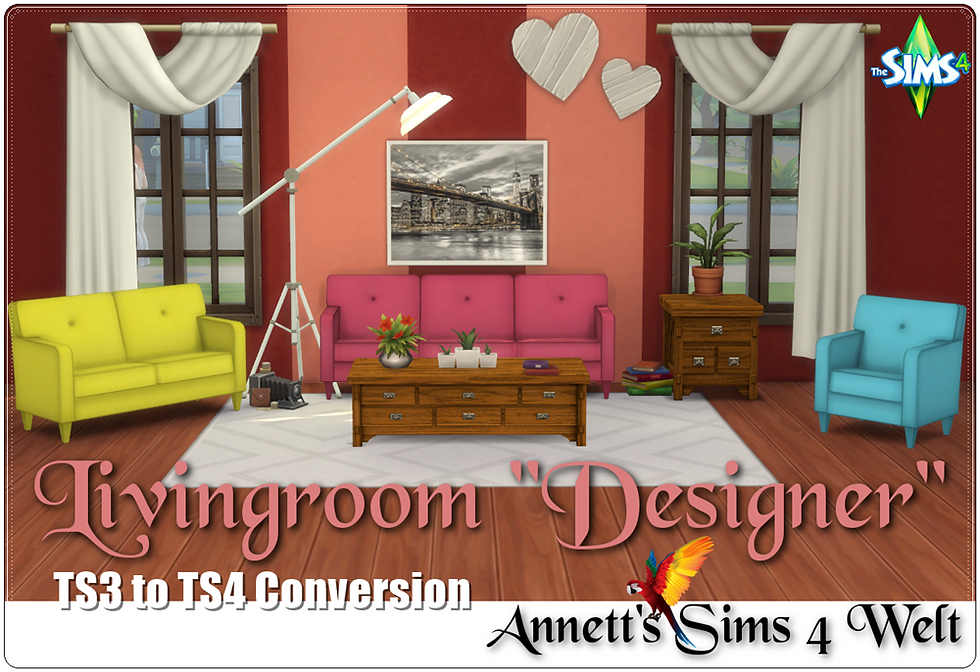 TS3 to TS4 Conversion Livingroom "De