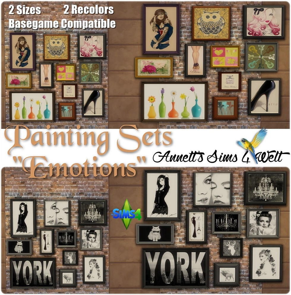 Paintings Sets "Emotions"
