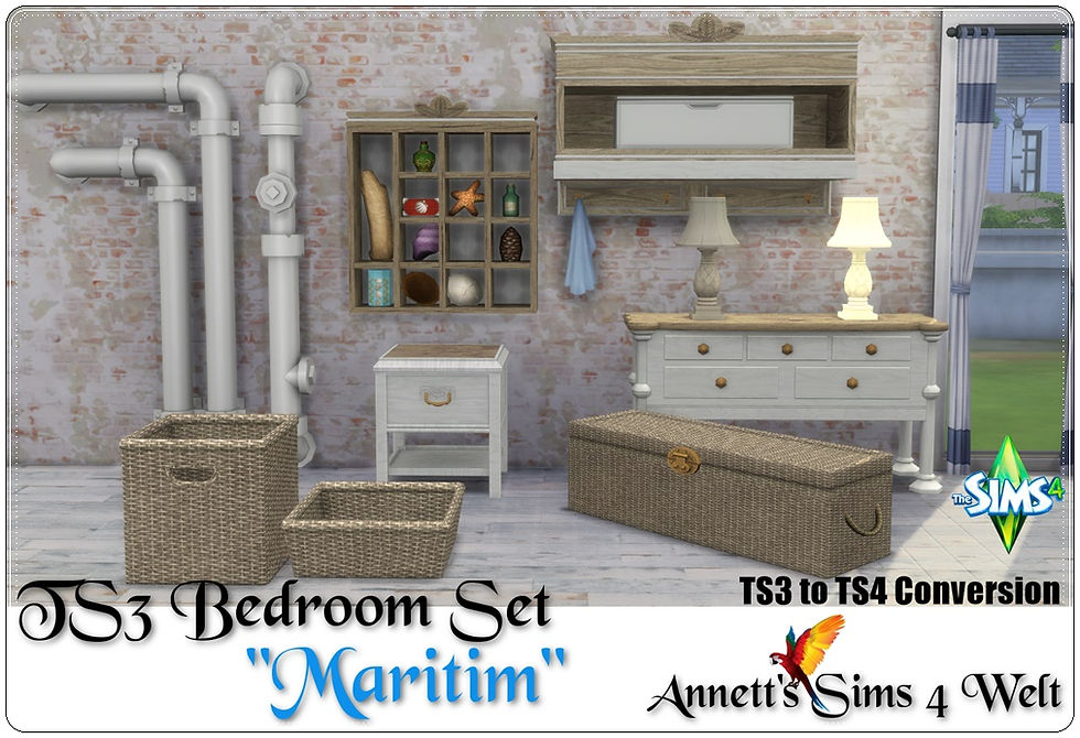 TS3 to TS4 Bedroom Set "Maritim"