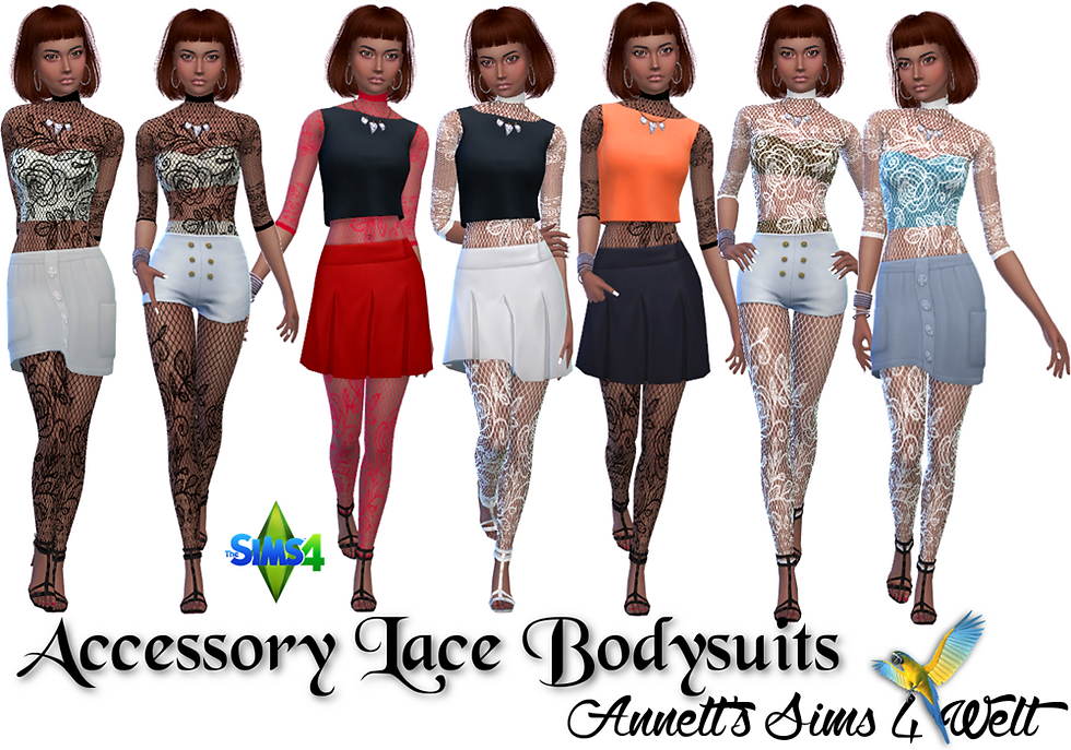 Accessory Lace Bodysuits