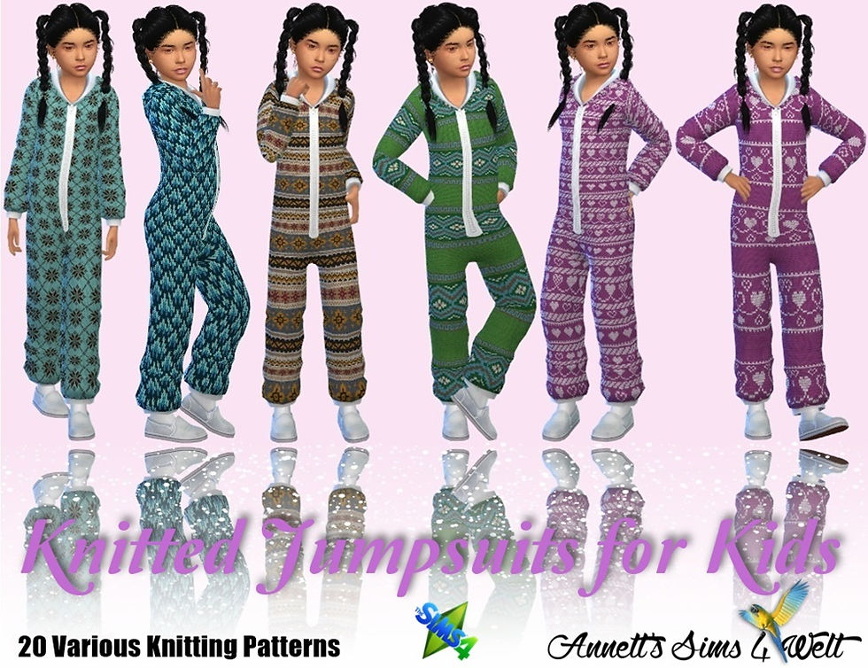Knitted Jumpsuits for Kids