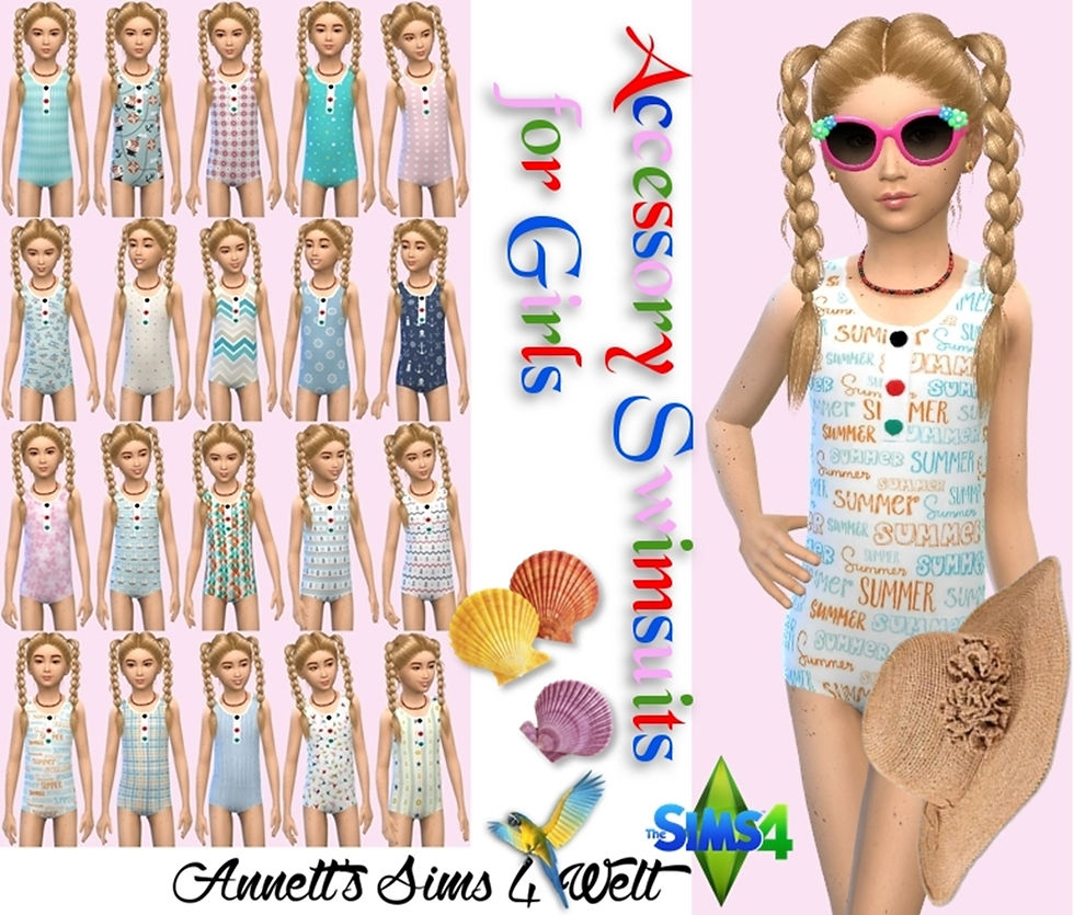 Accessory Swimsuits for Girls