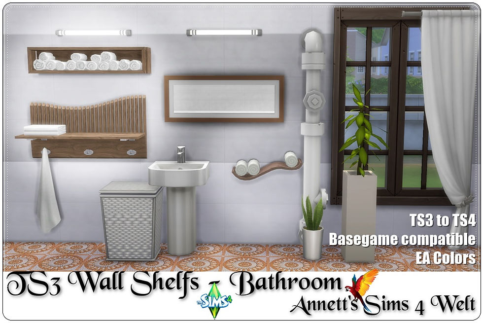 TS3 Wall Shelfs - Bathroom