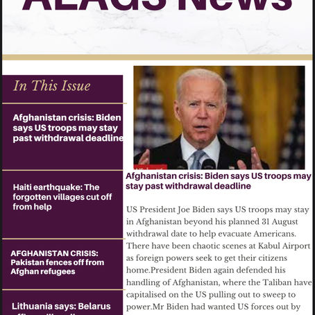 ALAGS E-NEWSPAPER | 20th August , 2021