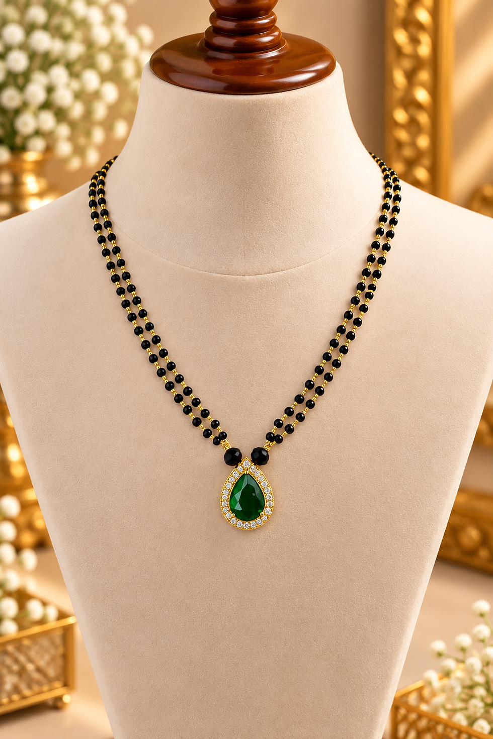 Beautiful Black Bead Mangalsutra Chains Under ₹500 – Unique & Elegant Designs
