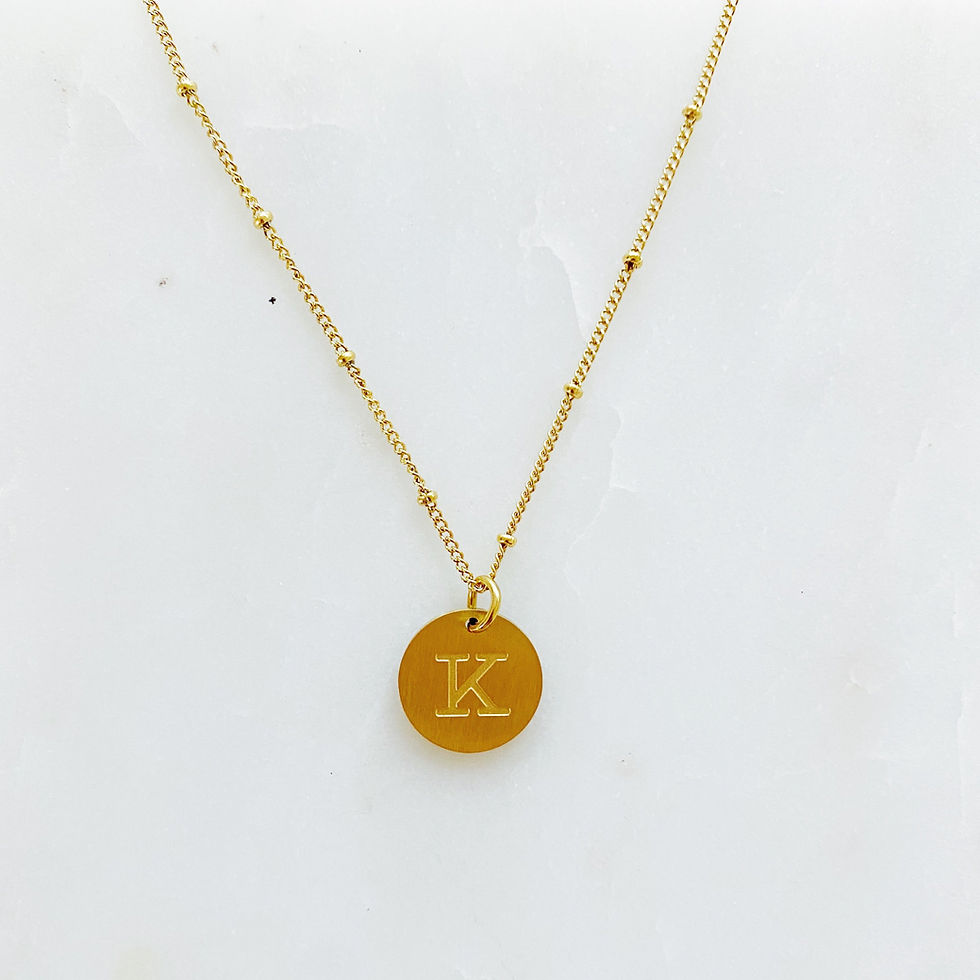Thumbnail: Ellison + Young: Singular Charm Initial Necklace