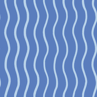 a blue background with white waves on it