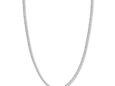 14k white gold necklace