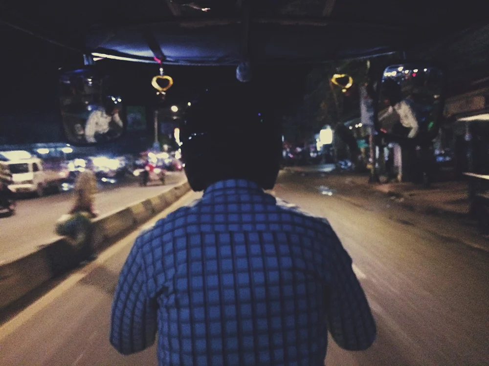 TUKTUK RIDE PHNOM PENH CAMBODIA