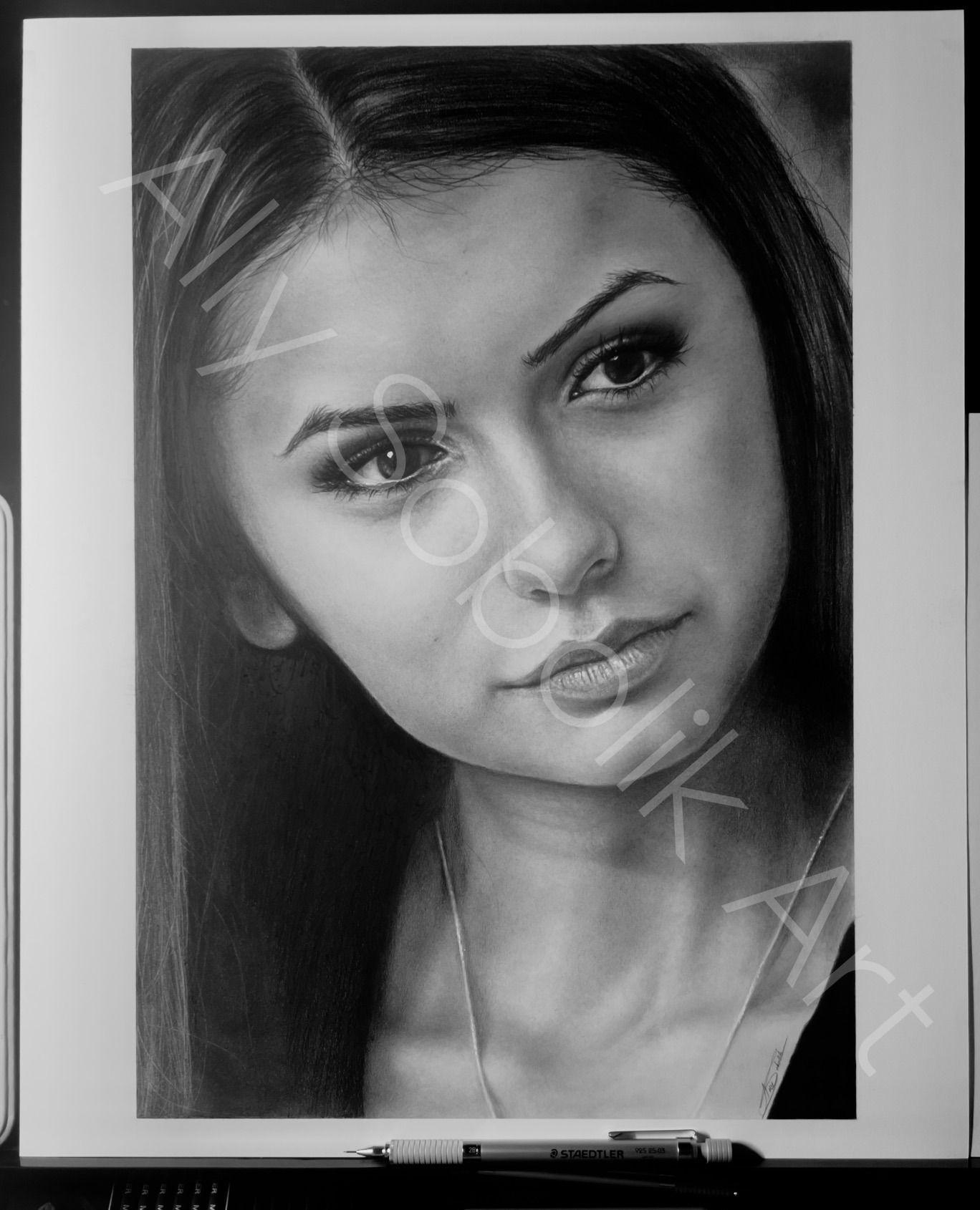 Original Drawing of Elena Gilbert (Nina Dobrev)