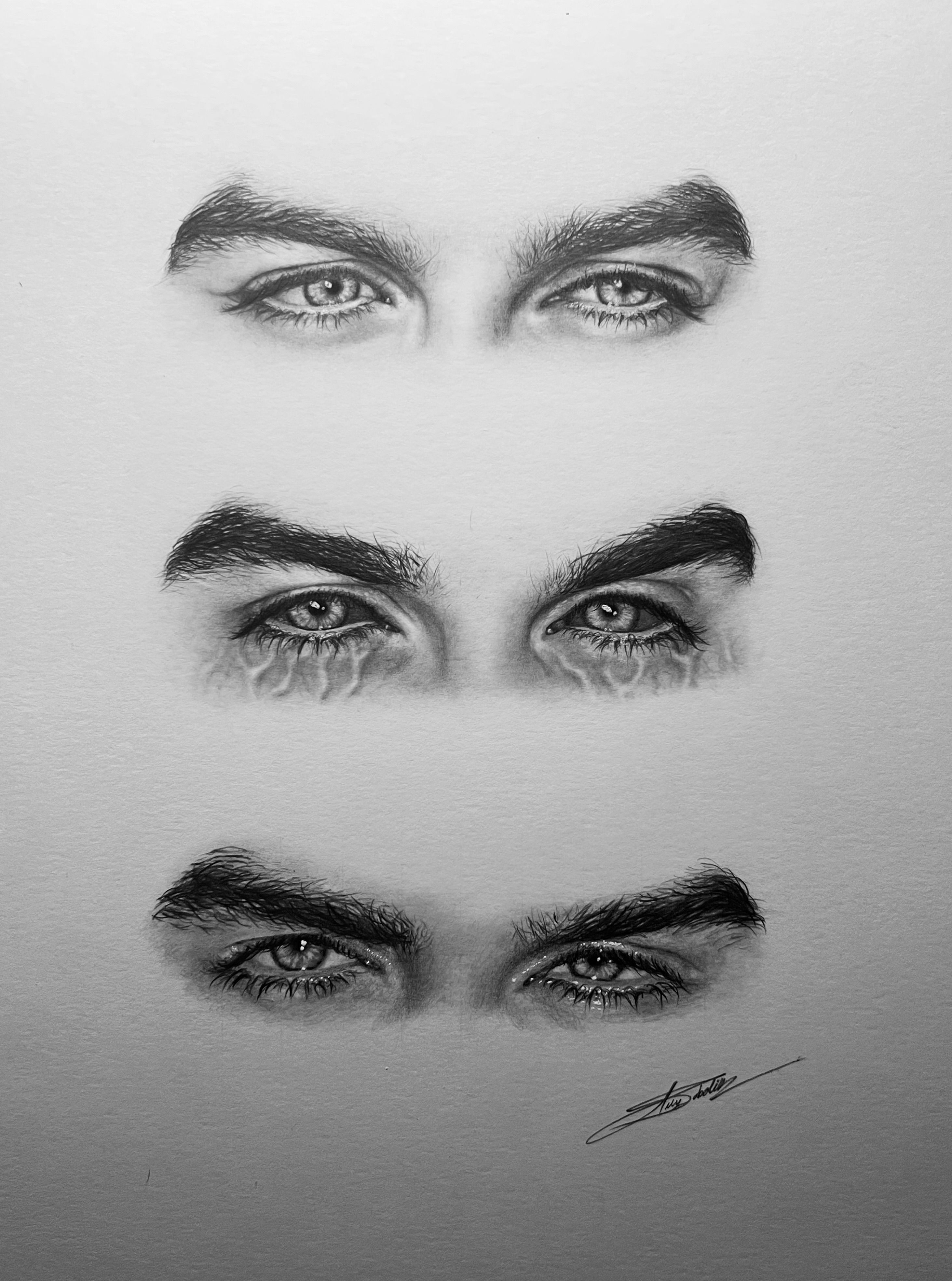 Prints of Damon Salvatore's Eyes+ Vampire Eyes