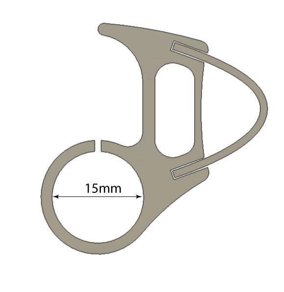 Thumbnail: 15mm Blind Bumper - Stop bangining roller blinds. Not available at Bunnings