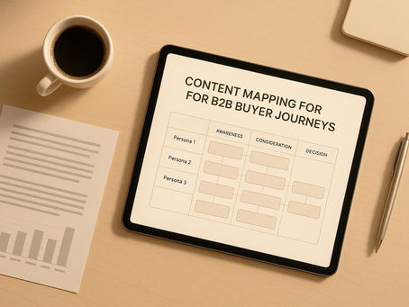 Content Mapping for B2B Buyer Journeys