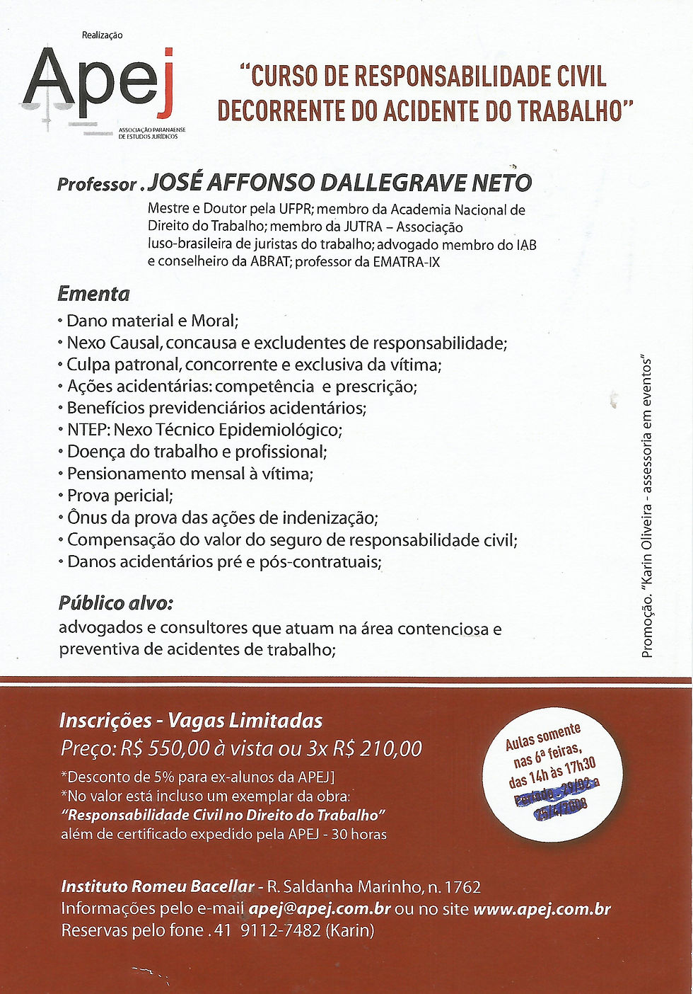 Curso de Responsabilidade Civil Deco