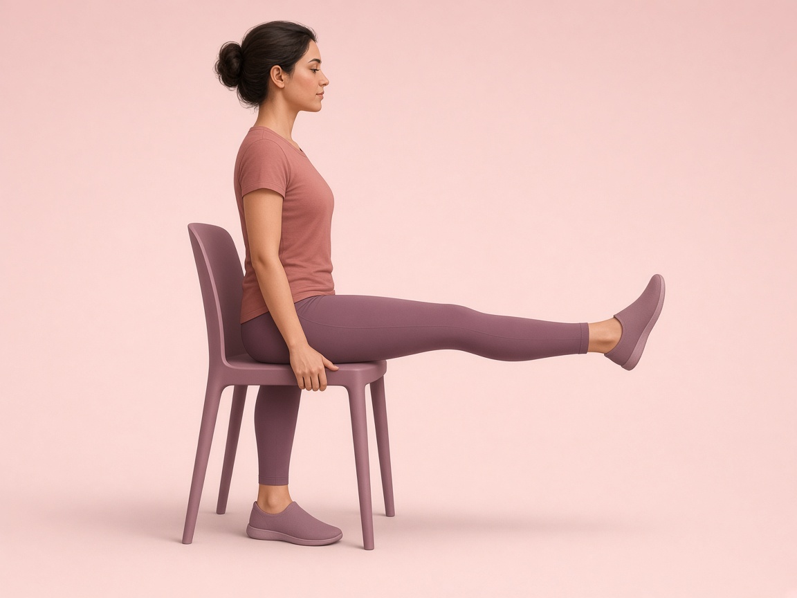 Seated Knee Extension exercise
