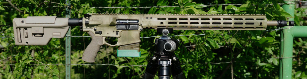 arca handguard on tripod