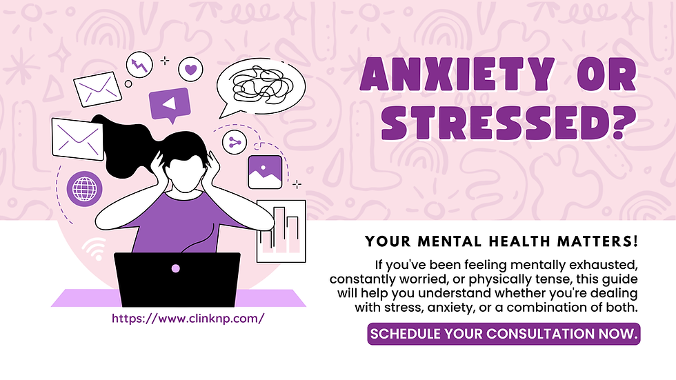 Do I Have Anxiety or Am I Just Stressed? Understanding the Key Differences