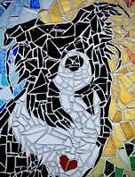 mosaïque chien