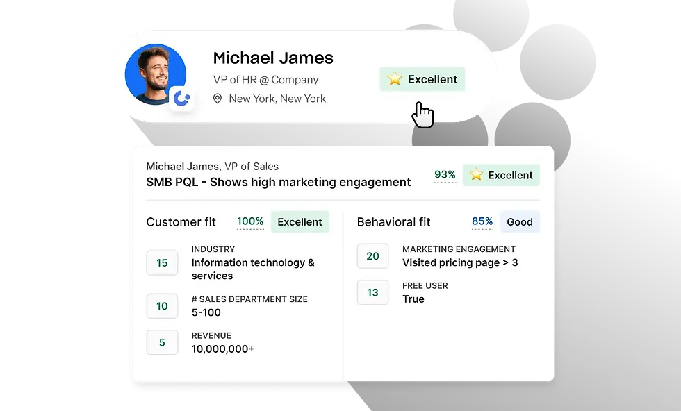 apollo.io. - lead scoring