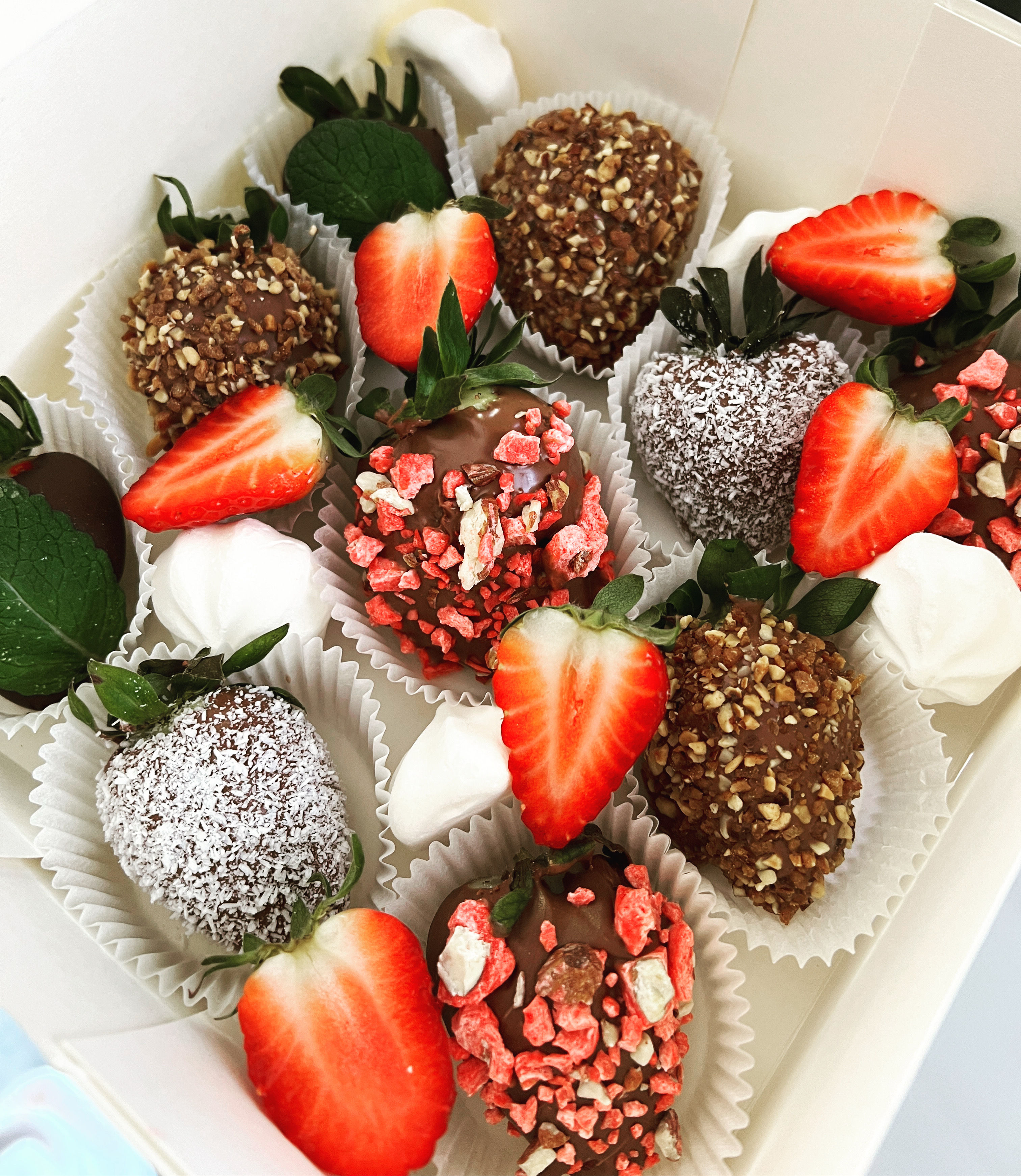 « La Gourmande » Coffret de 9 fraises