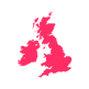 An outline of Great Britain and Northern Ireland