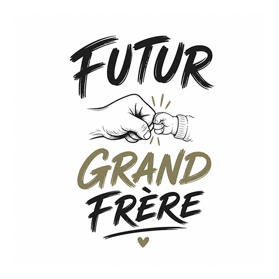 FUTUR GRAND FRÈRE et poings qui se cognent