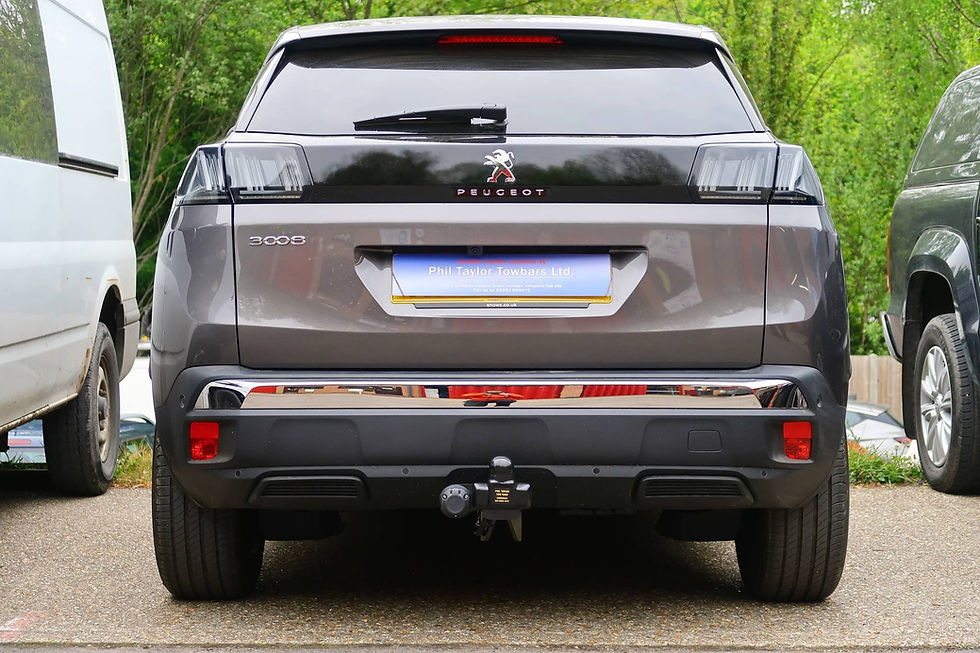 Peugeot 3008 2022 with Tow Trust fixed towbar