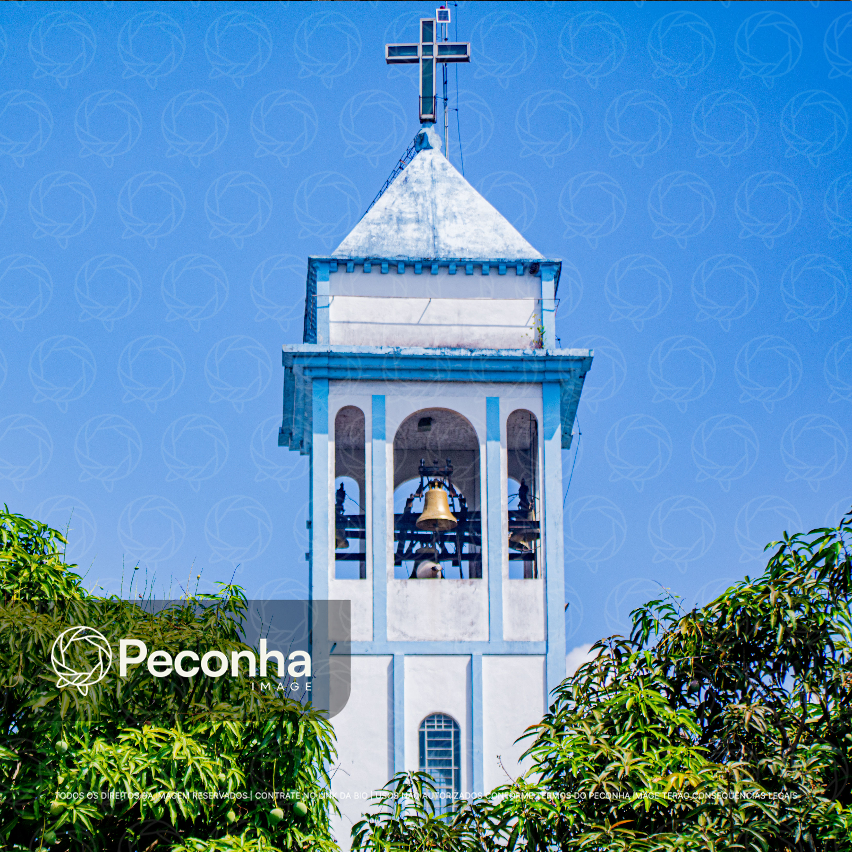 Torre da Igreja Matriz Paroquial Nossa Senhora da Conceição em Macapá AP