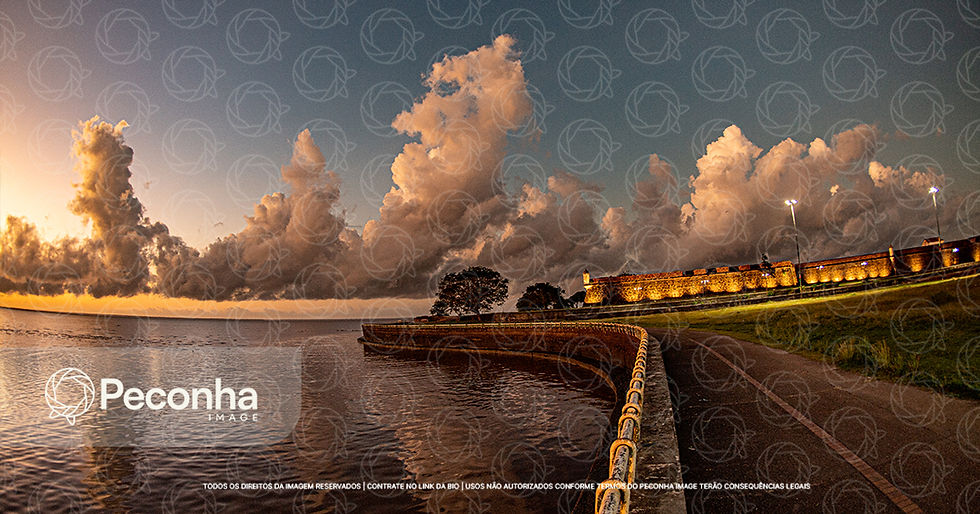 Miniatura: Pôr do sol No Museu Fortaleza de São José de Macapá AP