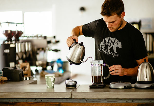 Tom Griffith at BestSlope Coffee