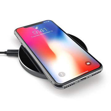 Thumbnail: Qi-certified Fast Wireless Charger 7.5W for iPhone X, 10W Samsung S9, 5W Qi-enab