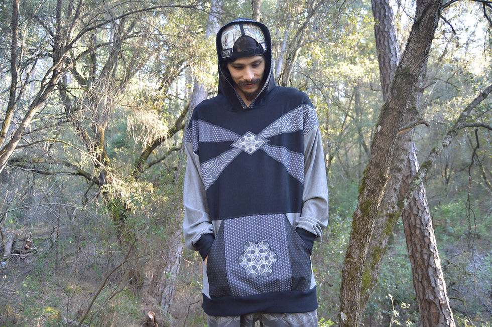 Thumbnail: Yin Yang | One of a Kind Hoodie | Large