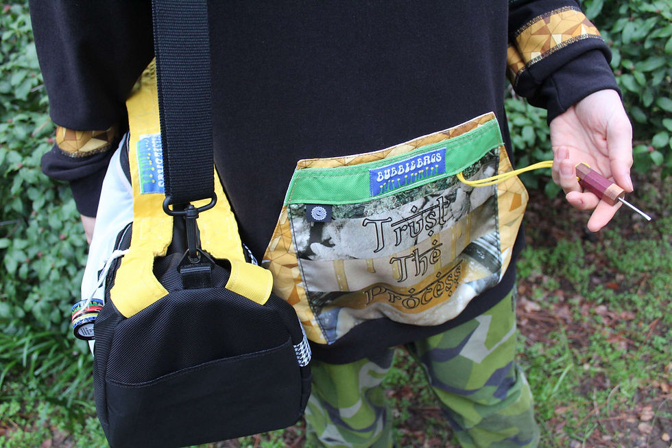 Thumbnail: Golden Bubble Duffle Bag OOAK