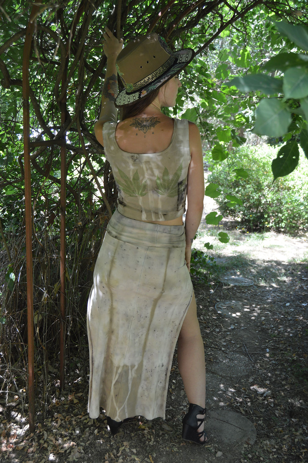 Thumbnail: Ganja Goddess Skirt~One of a Kind~S/M