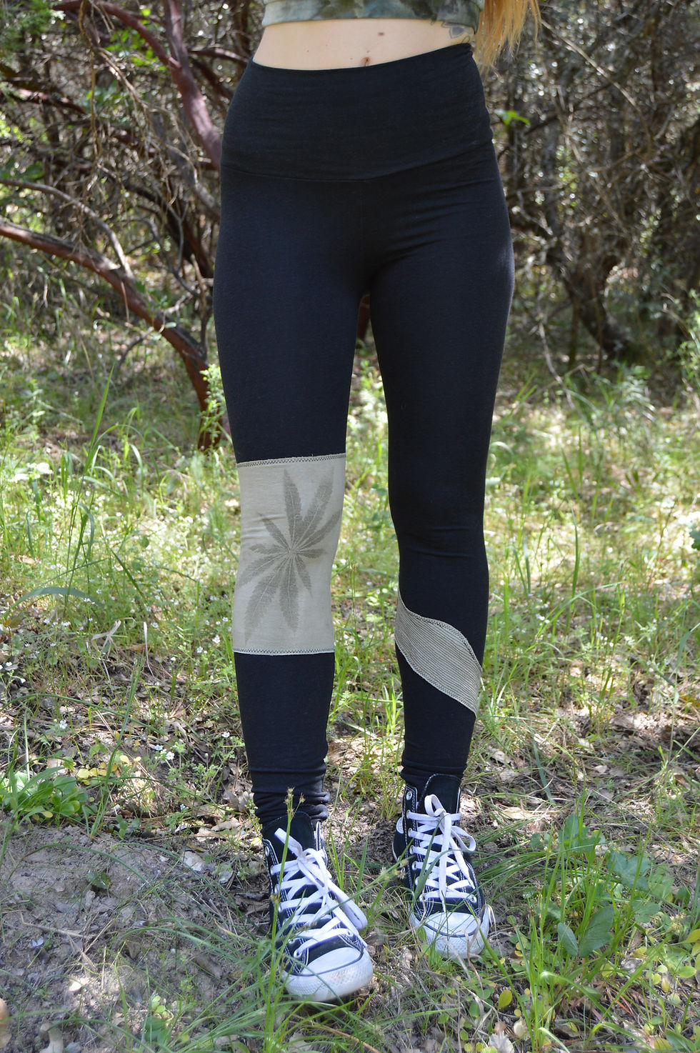 Thumbnail: Ganja Goddess Leggings XS Bamboo/Hemp Blend