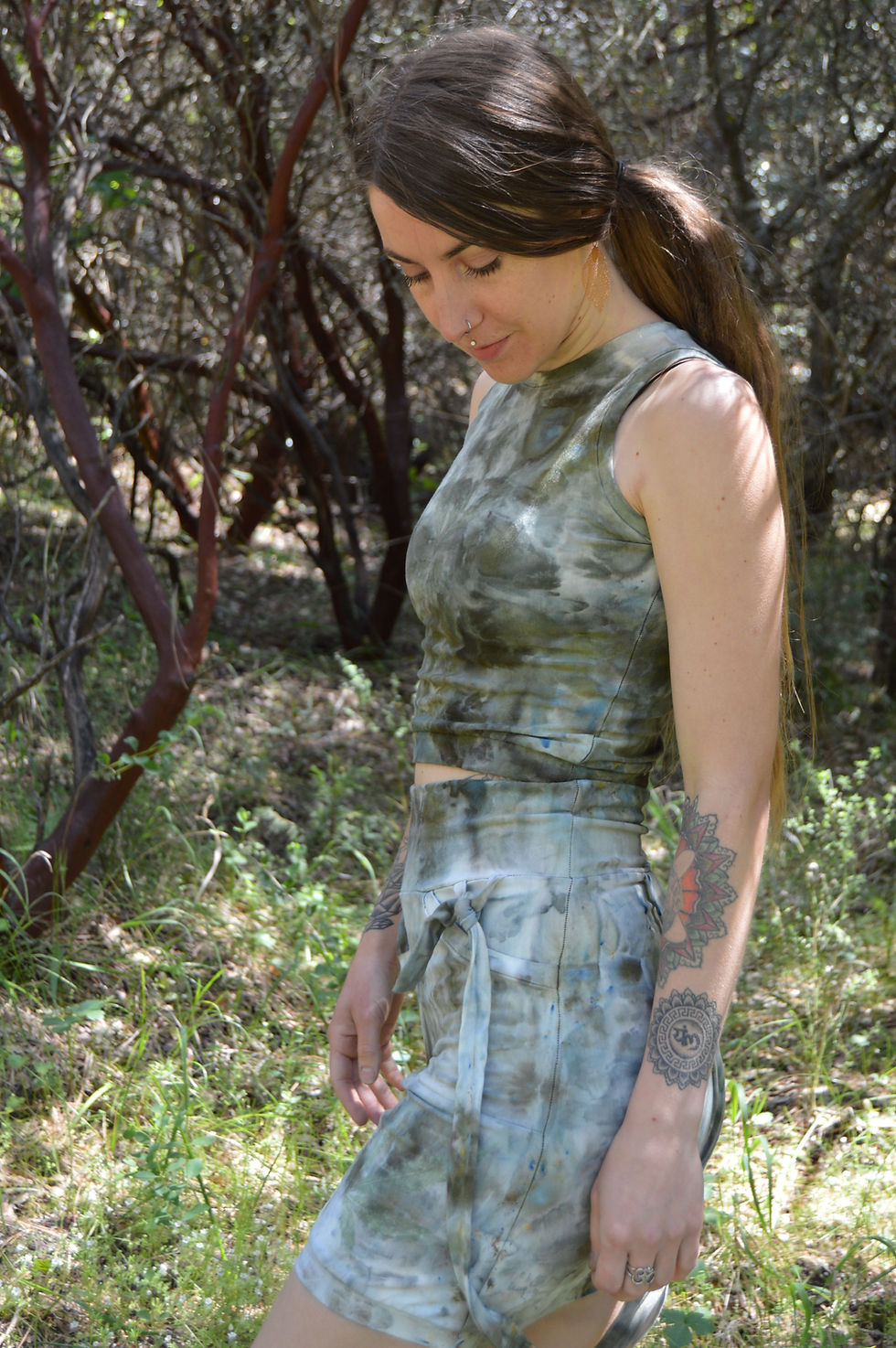 Thumbnail: Ganja Goddess Crop OOAK S/M Bamboo/Hemp