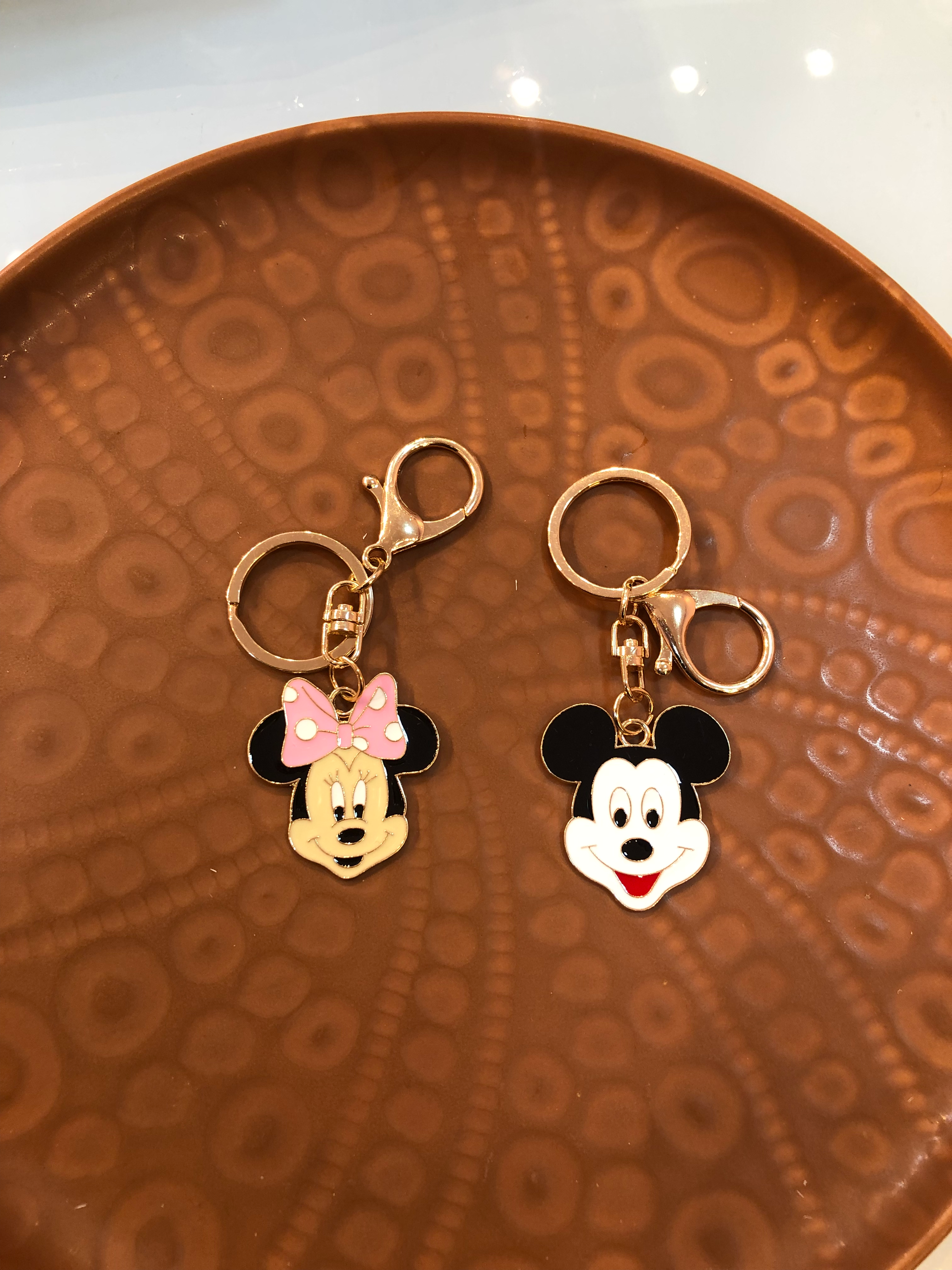 Chaveiro minnie e mickey