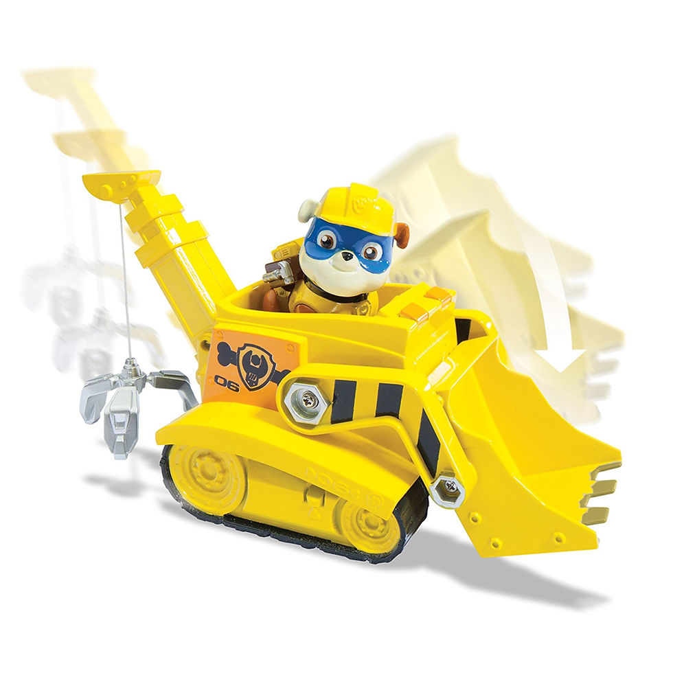 Thumbnail: Paw Patrol - Super Pup Rubbles Rubble's Crane with Rubble