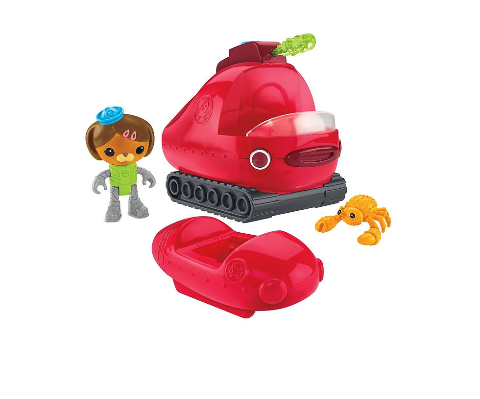 Thumbnail: Octonauts GUP X Daishi Figure Toy Vehicle Octo Crew Ski Fisher - Price