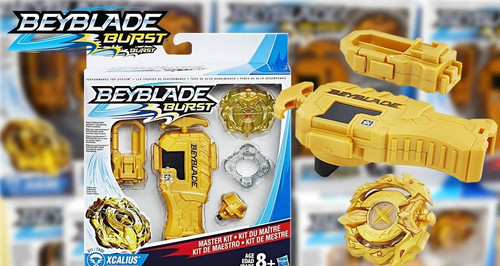 Master Kit Golden Xcalius Beyblade Burst Gold Xcalius Beyblade