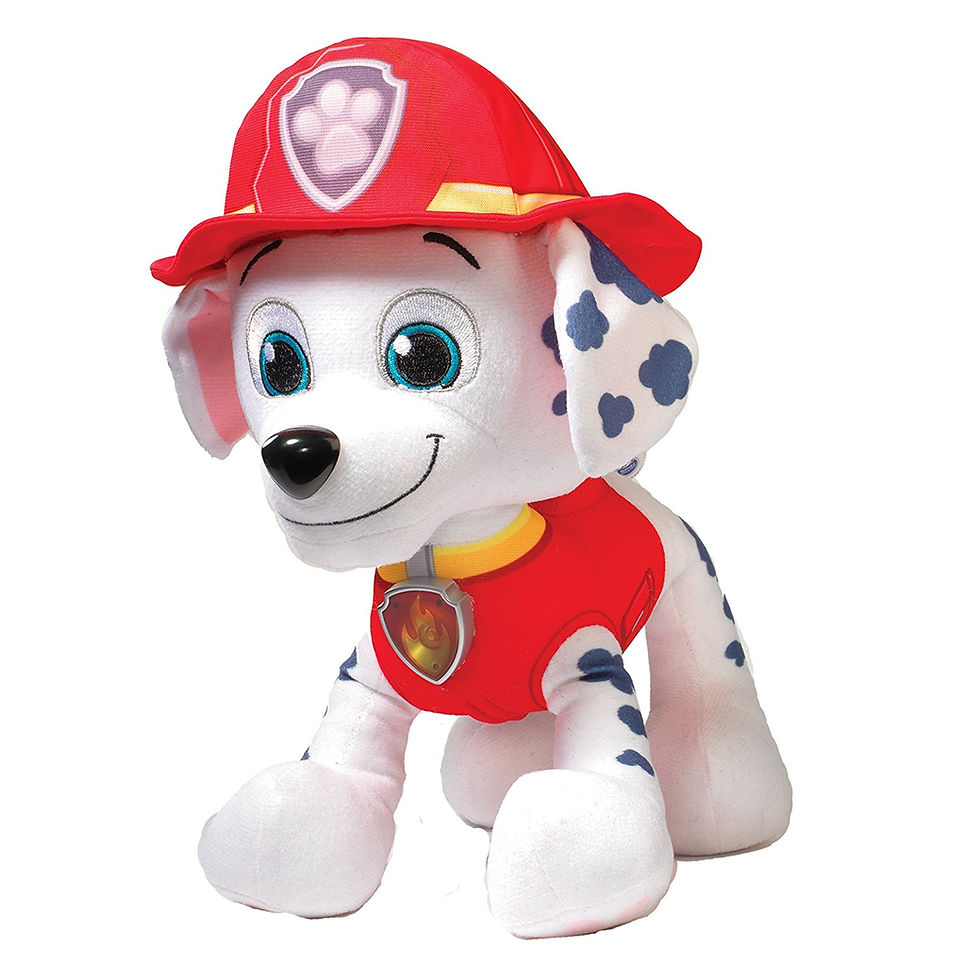 Thumbnail: PAW PATROL ~ Deluxe Lights and Sounds 30cm Plush~ REAL TALKING MARSHALL